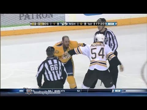 A. McQuaid (BOS) vs. E. Nystrom (NSH)