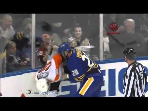 S. Hartnell (PHI) vs. P. Gaustad (BUF)