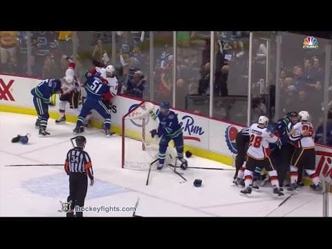 D. Engelland (CAL) vs. D. Dorsett (VAN)