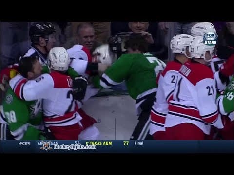 R. Hainsey (CAR) vs. A. Roussel (DAL)