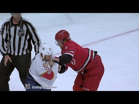 D. MacKenzie (FLA) vs. N. Hanifin (CAR)