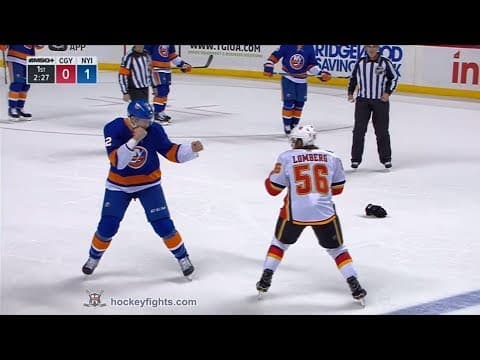 R. Lomberg (CAL) vs. R. Johnston (NYI)