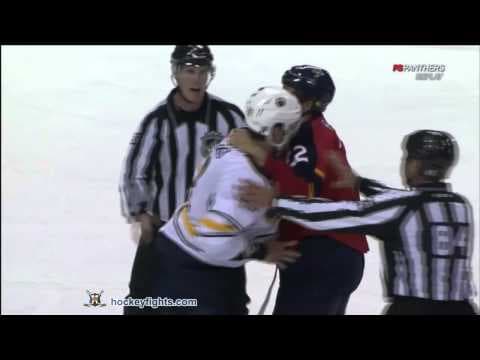 P. Gaustad (BUF) vs. M. Bradley (FLA)