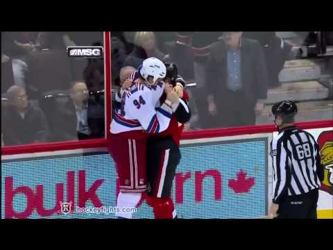 D. Boogaard (NYR) vs. M. Carkner (OTT)