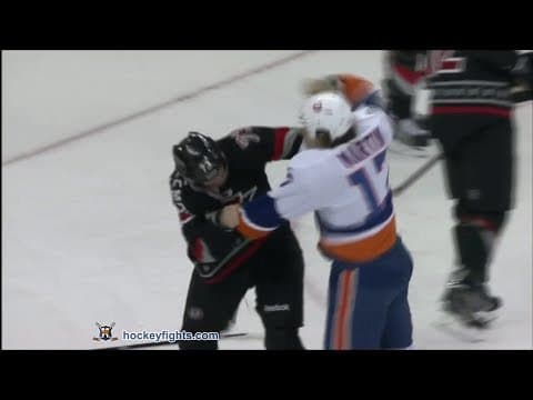 M. Martin (NYI) vs. B. Bellemore (CAR)