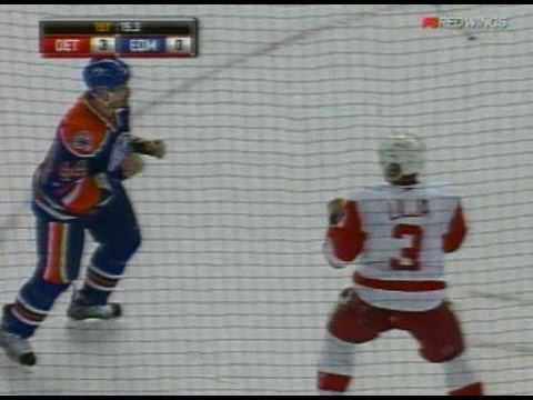 A. Lilja (DET) vs. S. Souray (EDM)