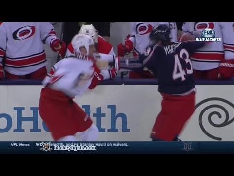 J. Harrison (CAR) vs. S. Hartnell (CBJ)