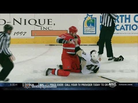 R. Bortuzzo (PIT) vs. J. Harrison (CAR)