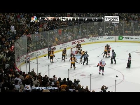 R. Umberger (PHI) vs. S. Despres (PIT)