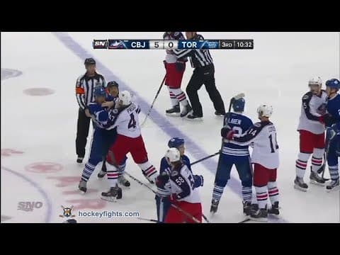 D. Prout (CBJ) vs. M. Fraser (TOR)