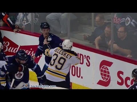 M. Beleskey (BOS) vs. T. Myers (WPG)