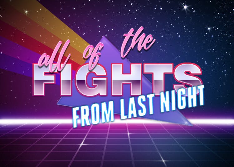 all of the FIGHTS from last night – November 16th, 2021