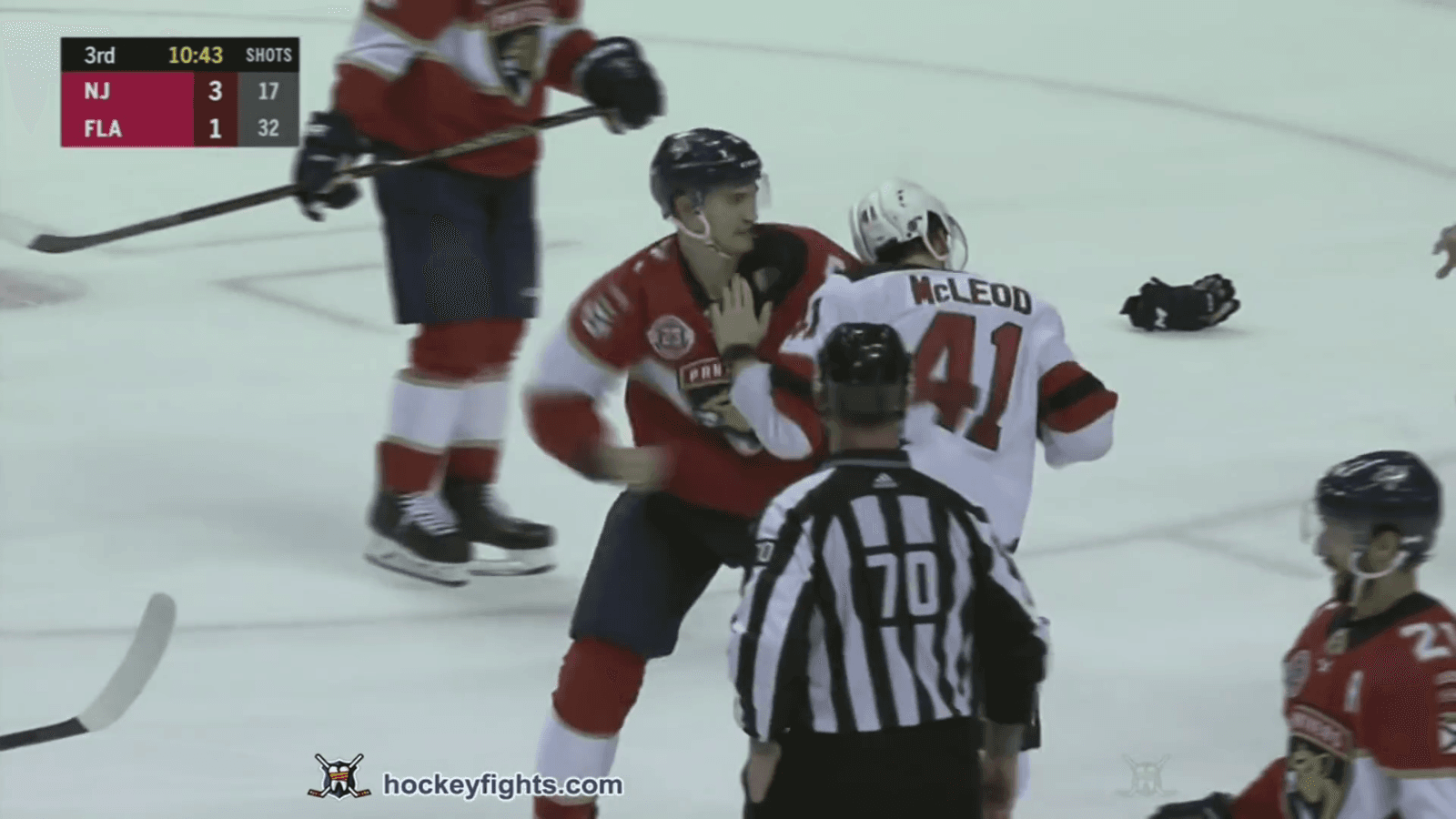 M. McLeod (NJD) vs. J. Brown (FLA)