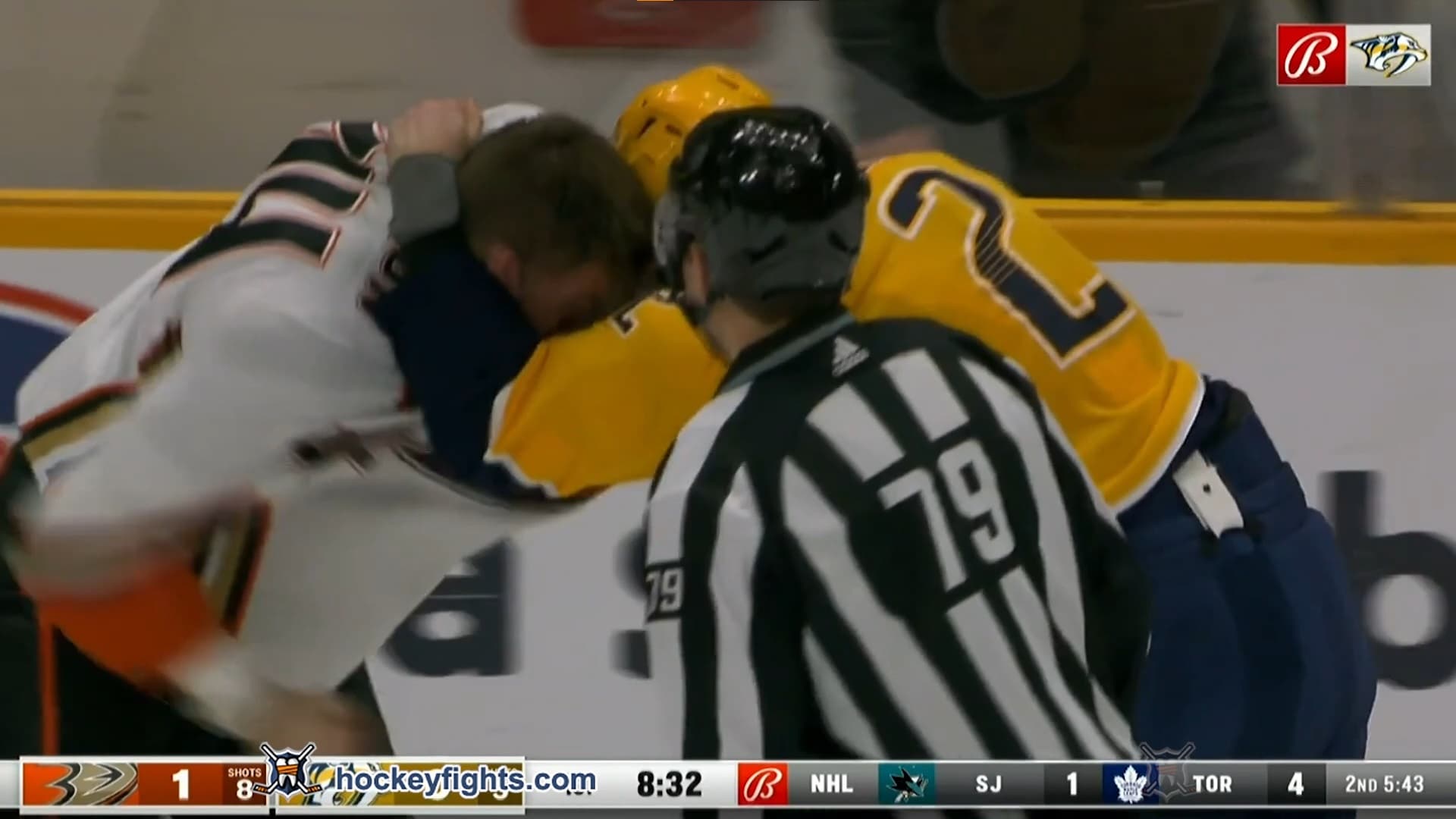 R. Johnston (ANA) vs. L. Schenn (NSH)