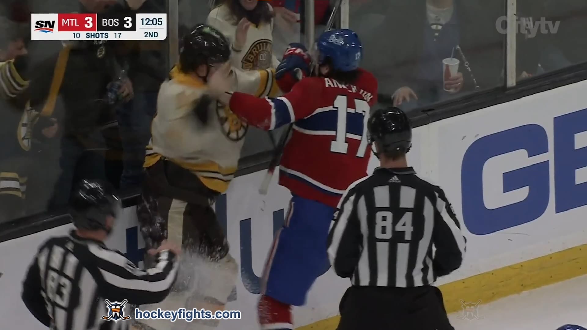 J. Anderson (MTL) vs. T. Frederic (BOS)