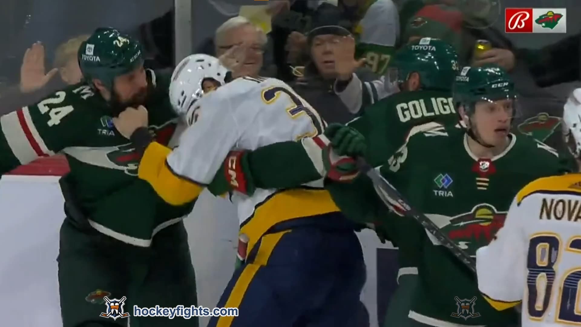 C. Smith (NSH) vs. Z. Bogosian (MIN)