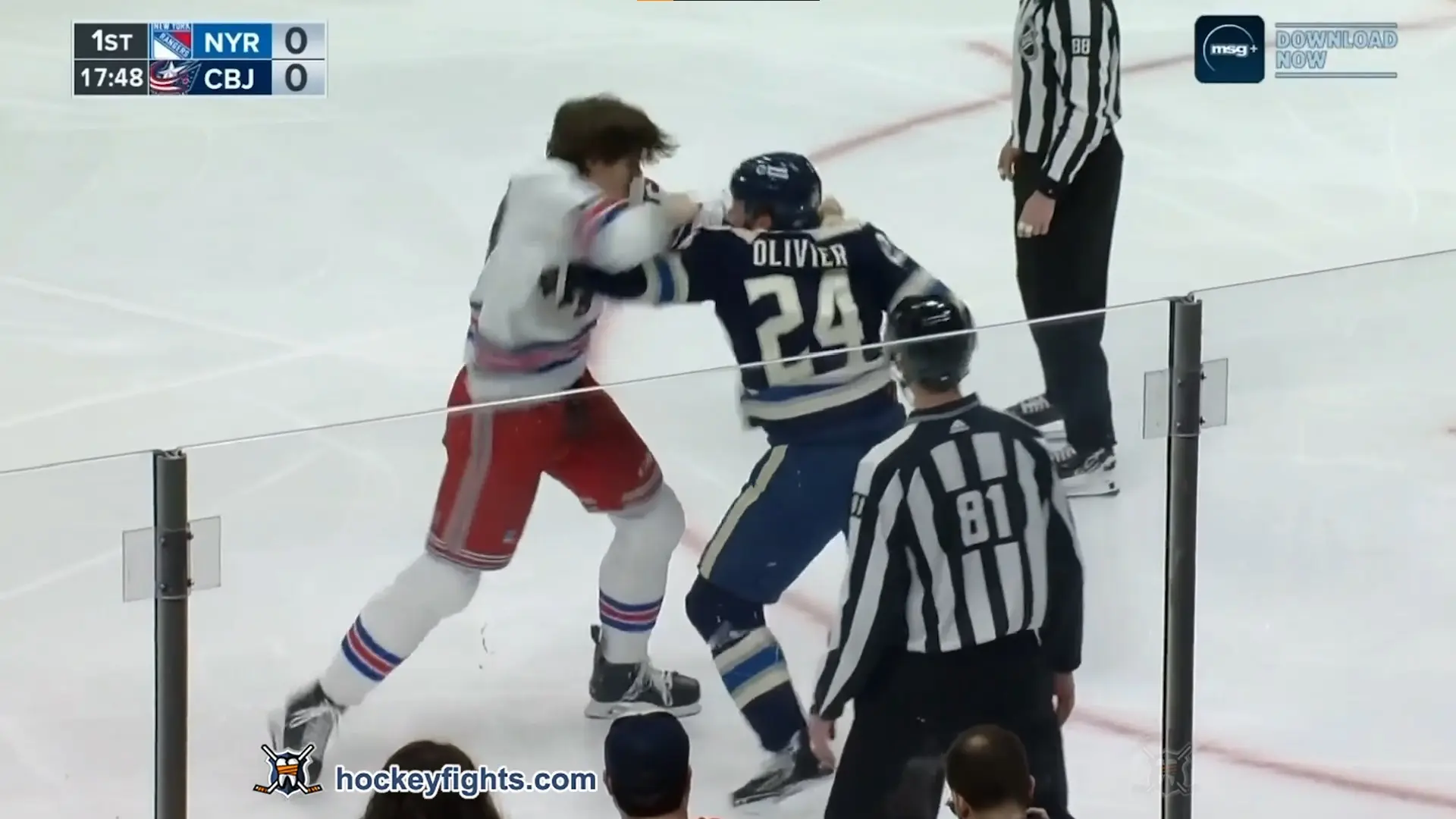 M. Rempe (NYR) vs. M. Olivier (CBJ)