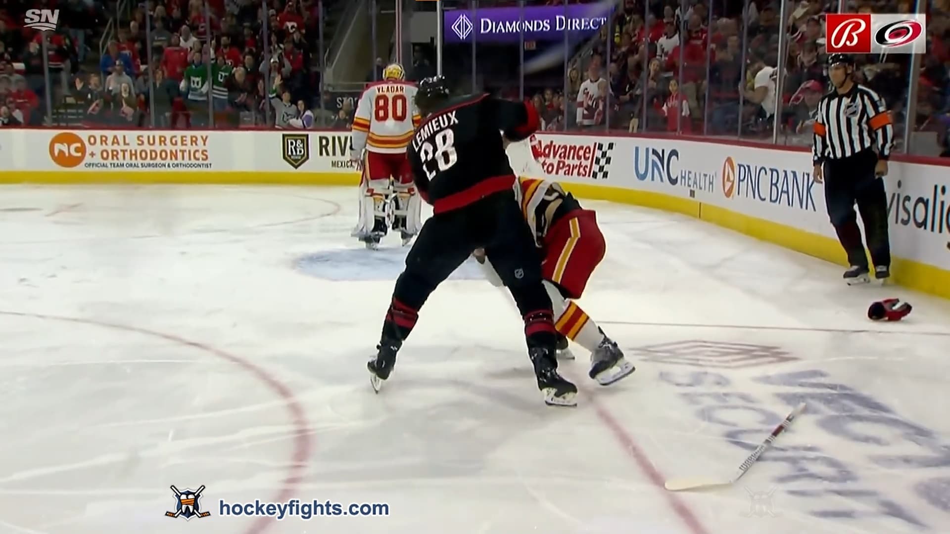 B. Pachal (CGY) vs. B. Lemieux (CAR)