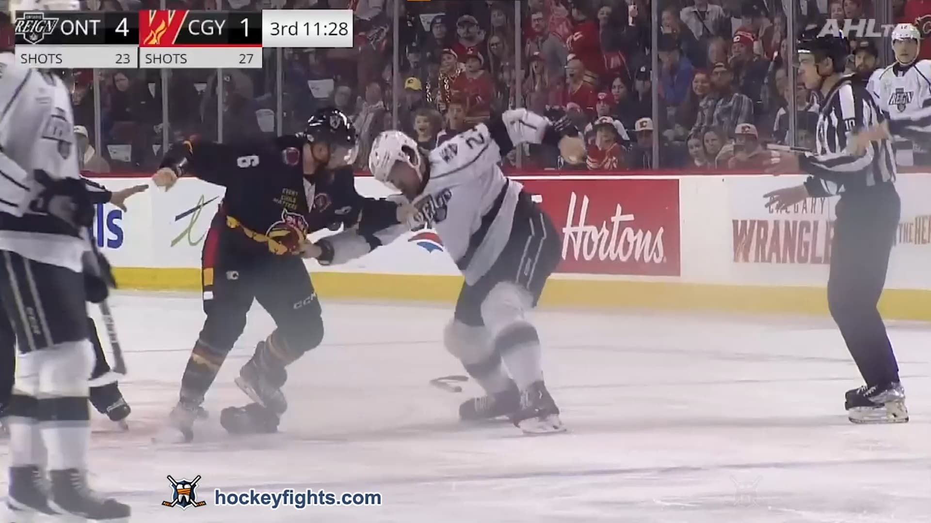 H. Hodgson (ONT) vs. M. McLain (CGW)