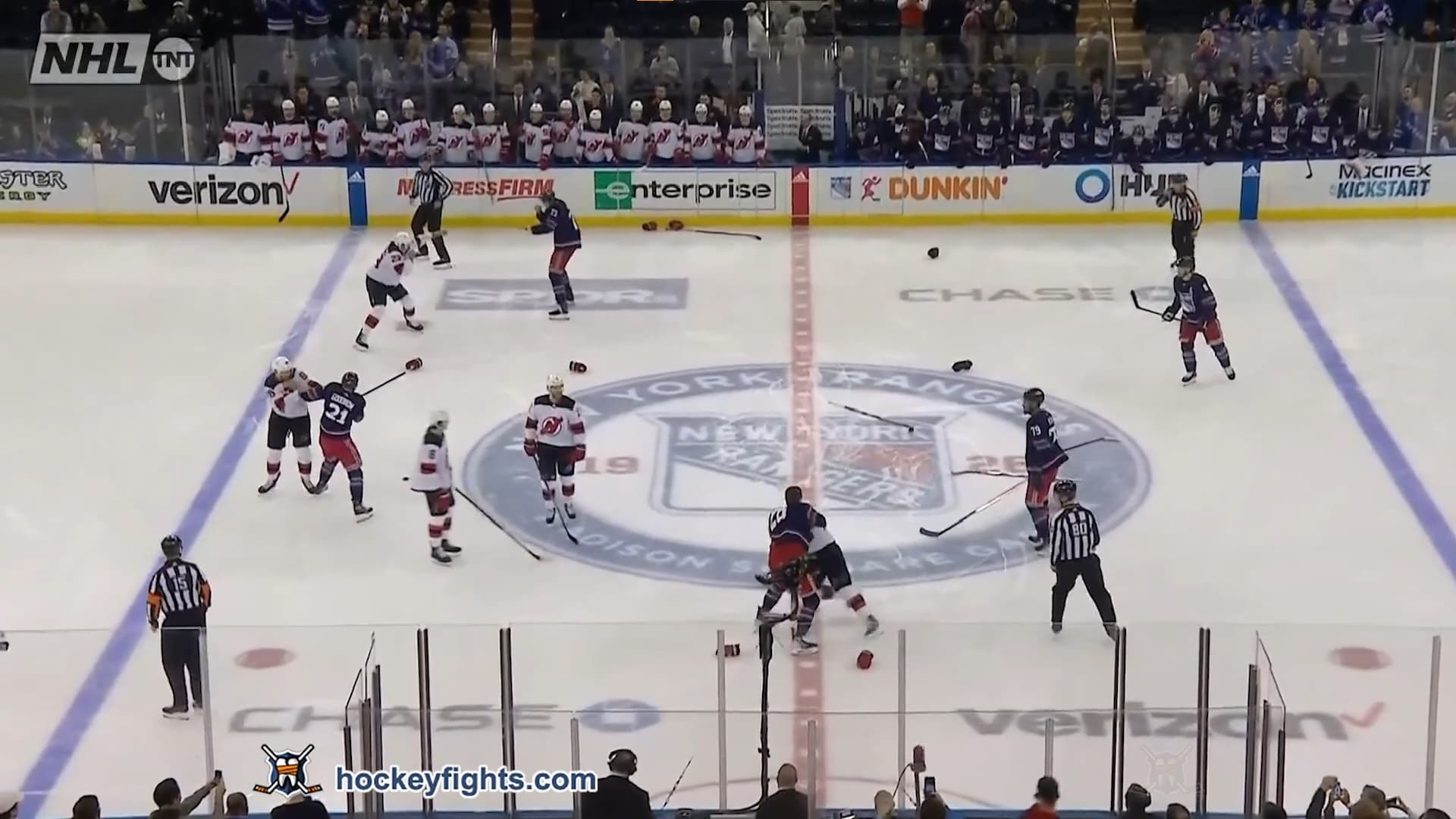 K. Bahl (NJD) vs. B. Goodrow (NYR)