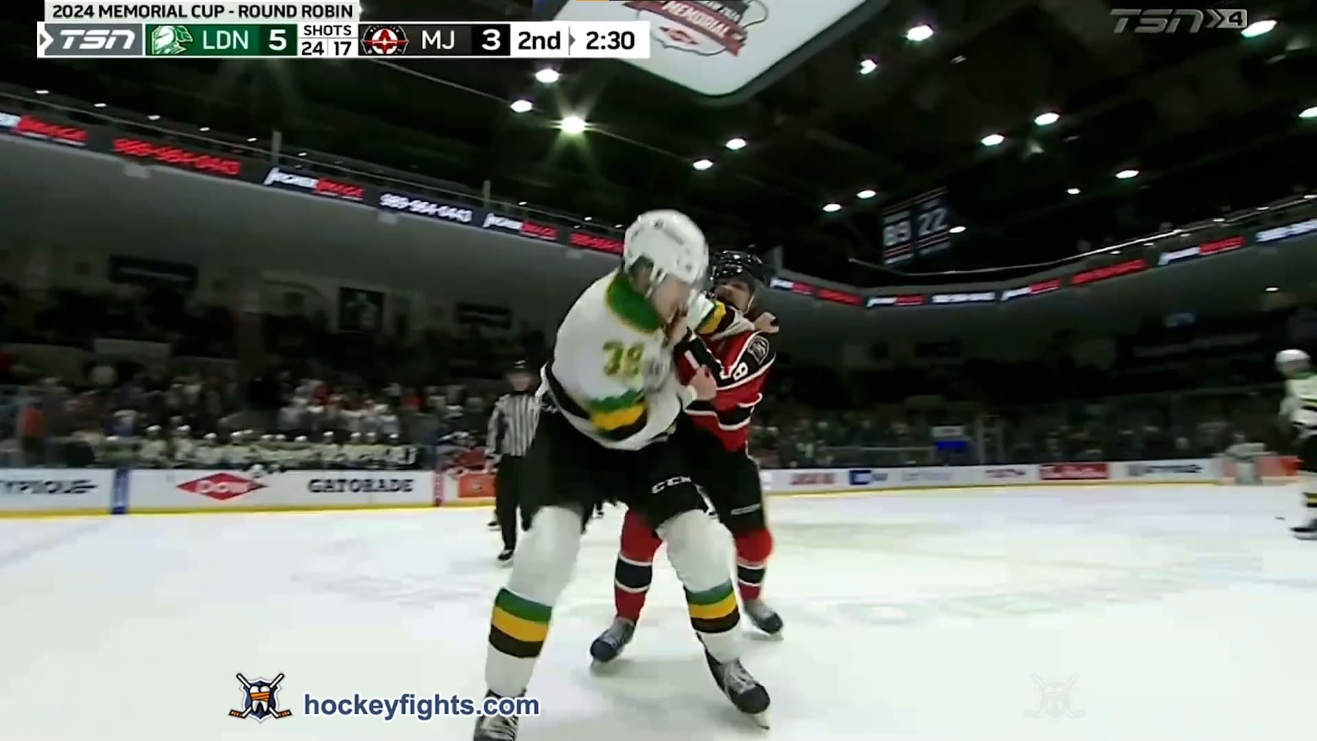 M. McCue (LDN) vs. K. Parker (MJW)