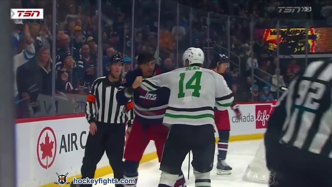 J. Benn (DAL) vs. A. Lowry (WPG)