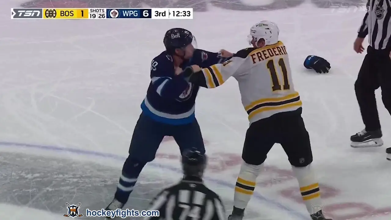 T. Frederic (BOS) vs. D. Gustafsson (WPG)