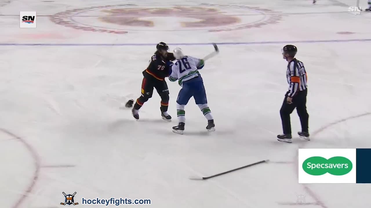 E. Brannstrom (VAN) vs. R. Lomberg (CGY)