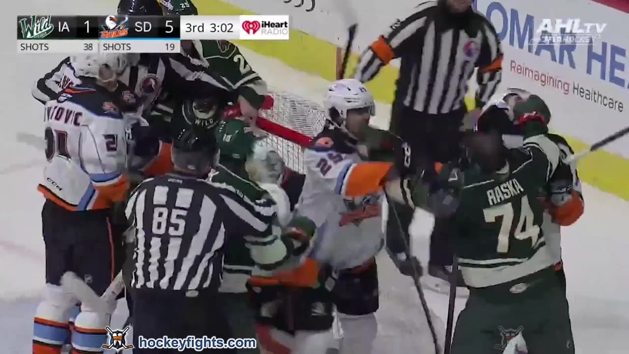 A. Raska (IOW) vs. C. Pitre (SDG)