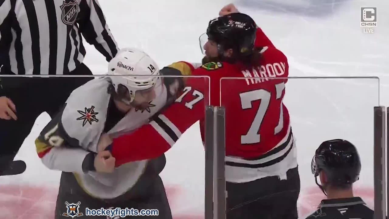 N. Hague (VGK) vs. P. Maroon (CHI)