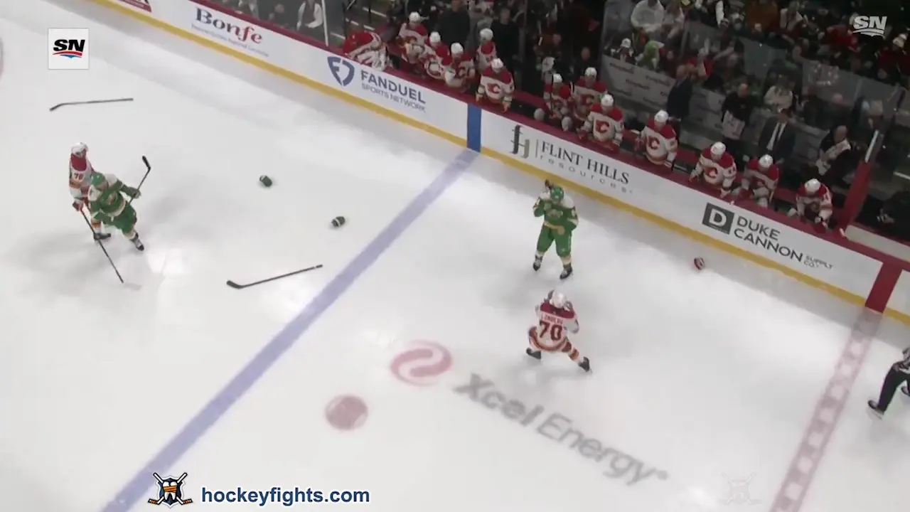 R. Lomberg (CGY) vs. J. Lauko (MIN)