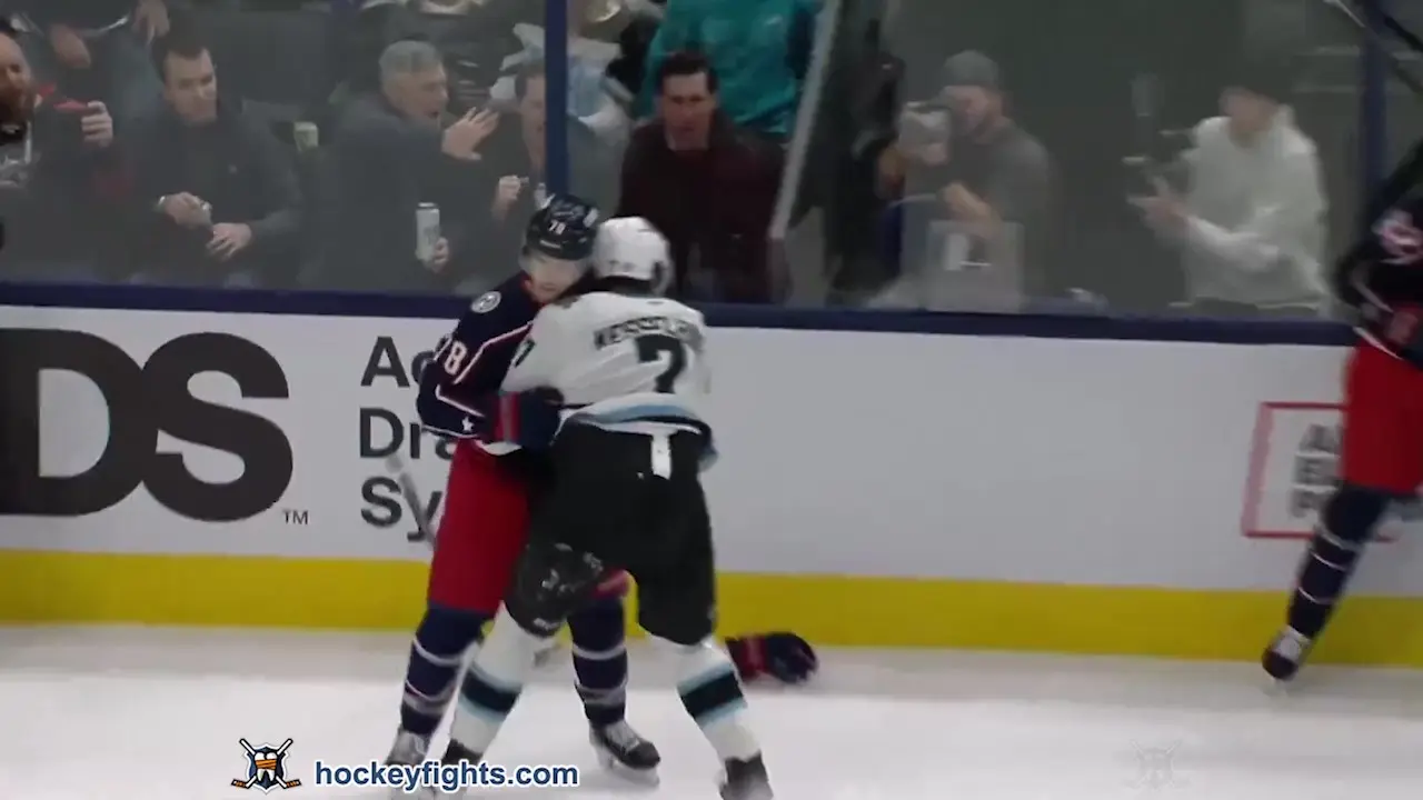 M. Kesselring (UTA) vs. D. Severson (CBJ)