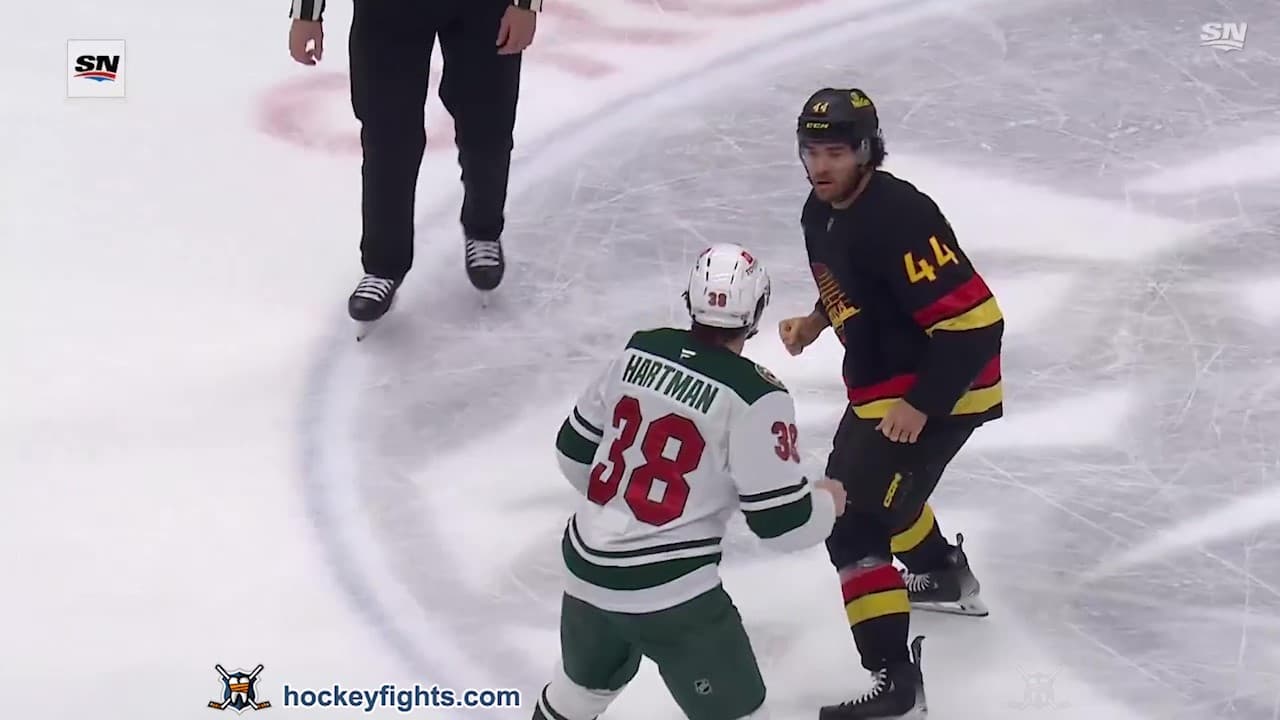 R. Hartman (MIN) vs. K. Sherwood (VAN)