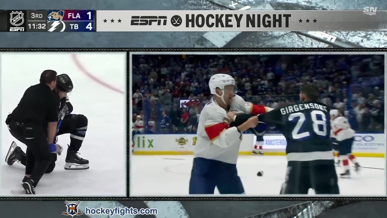 N. Sturm (FLA) vs. Z. Girgensons (TBL)