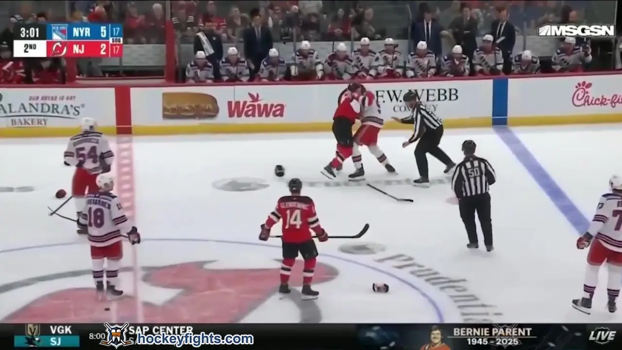 N. Aspinall (NYR) vs. N. Legare (NJD)