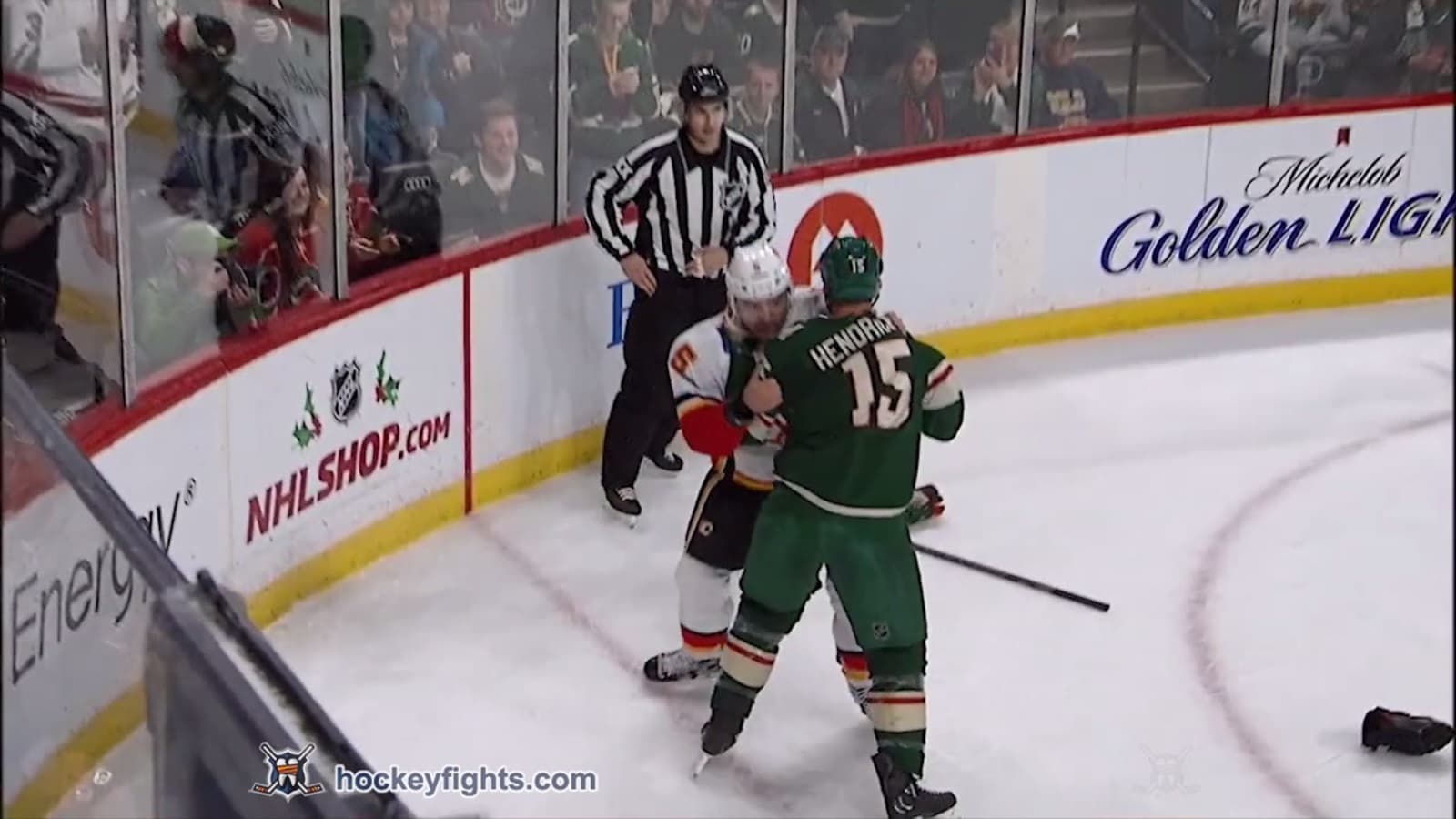 M. Giordano (CGY) vs. M. Hendricks (MIN)