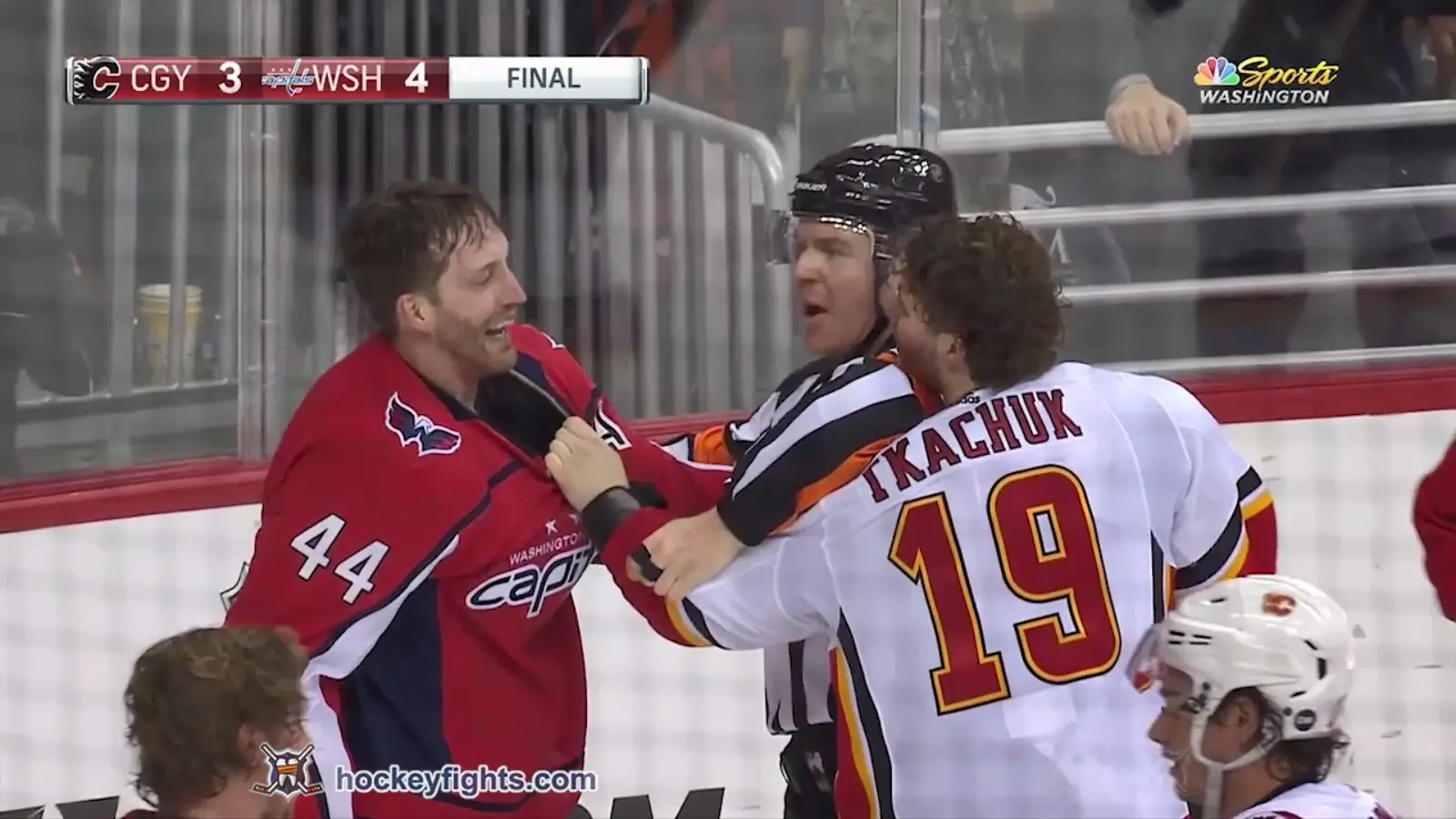 M. Tkachuk (CGY) vs. B. Orpik (WSH)
