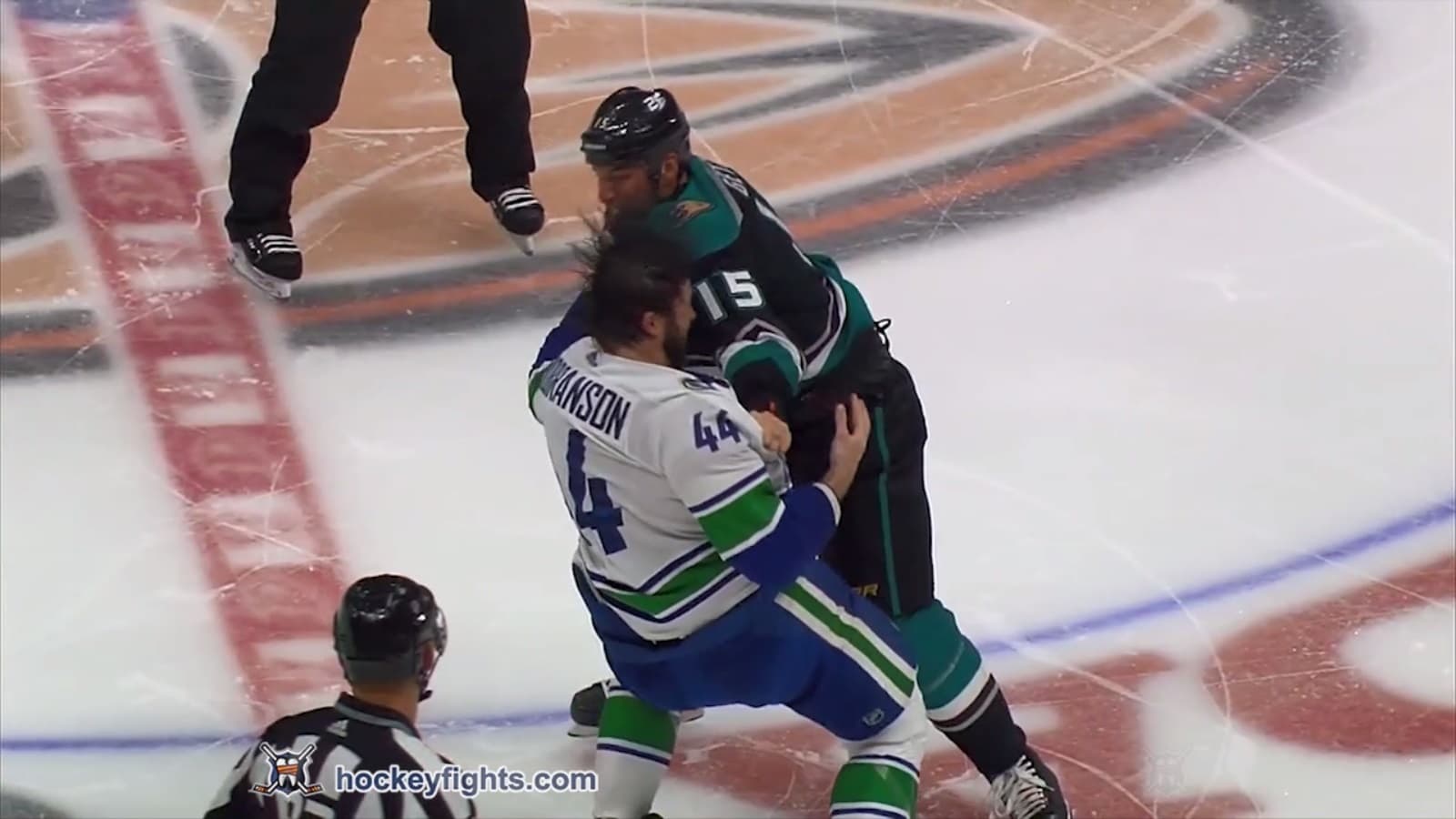E. Gudbranson (VAN) vs. R. Getzlaf (ANA)