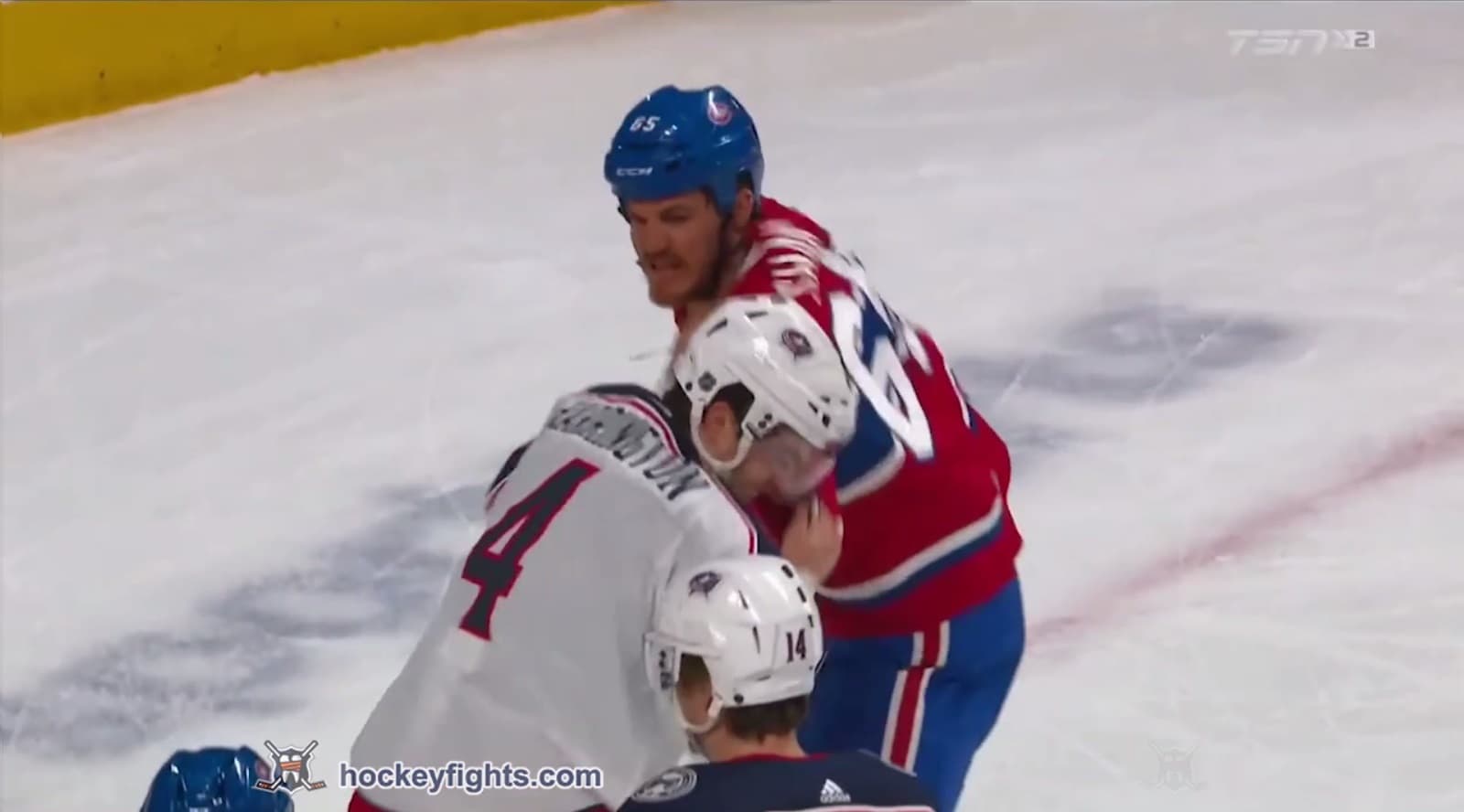 S. Harrington (CBJ) vs. A. Shaw (MTL)