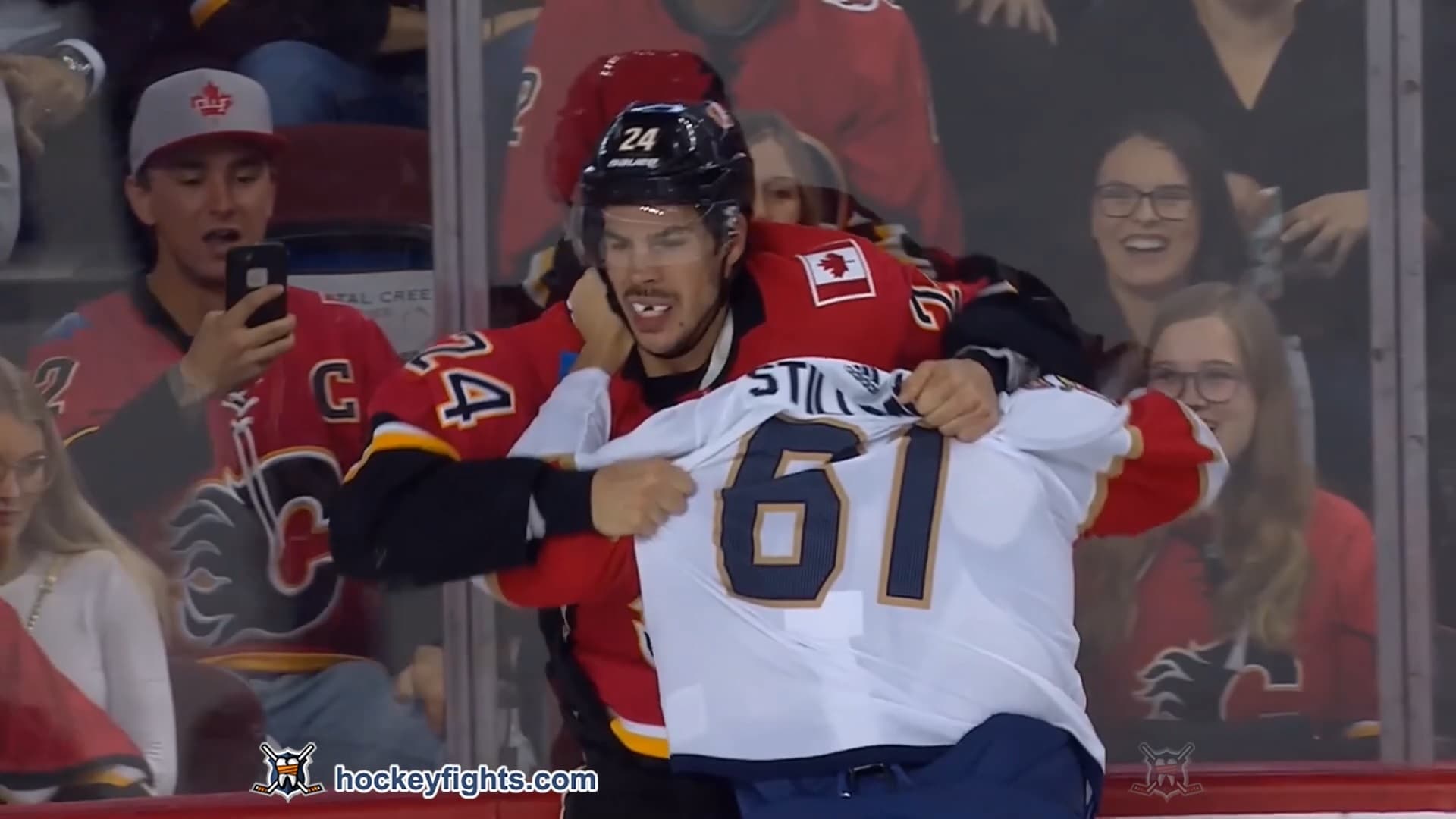 R. Stillman (FLA) vs. T. Hamonic (CGY)