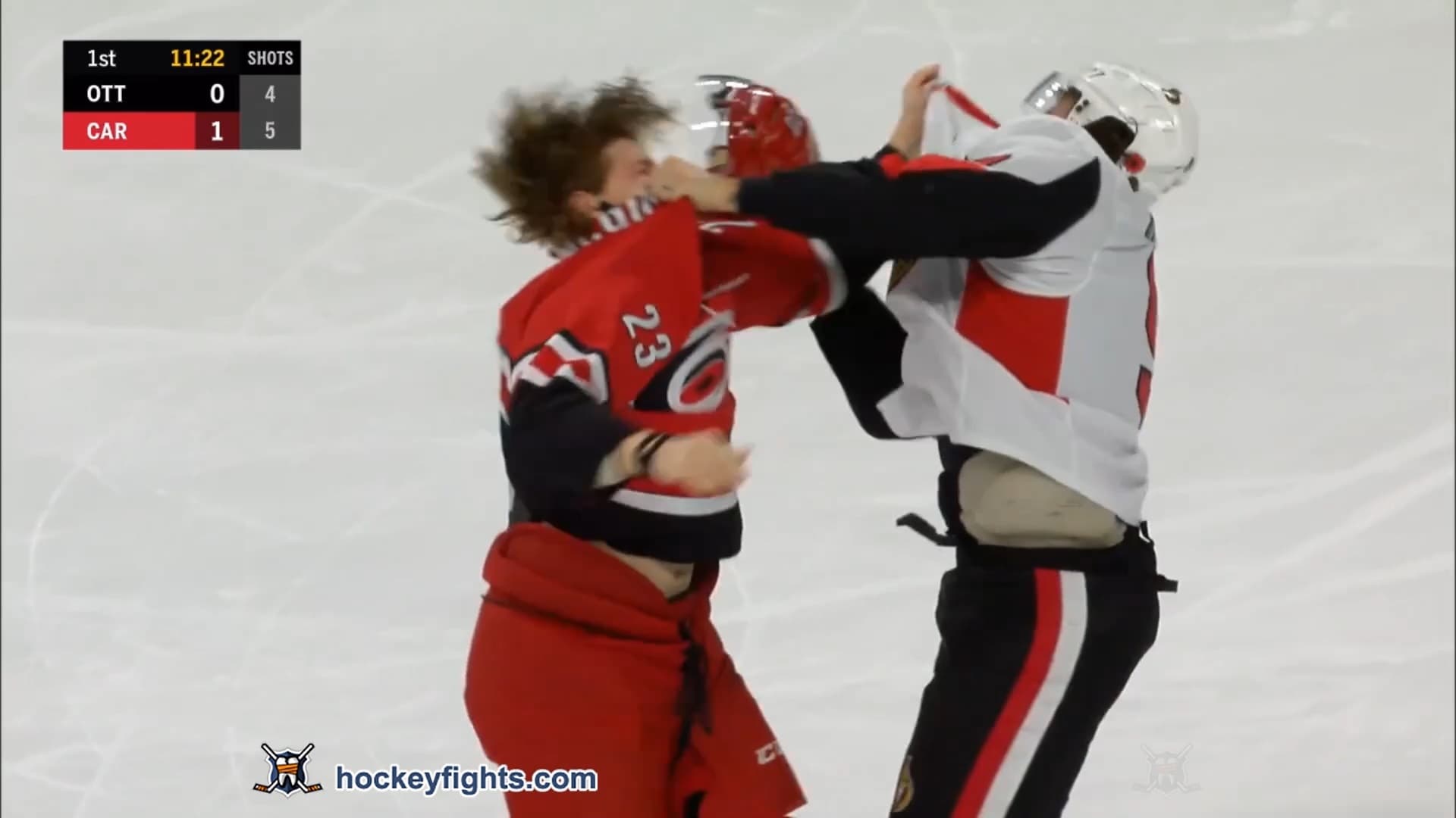 B. Ryan (OTT) vs. B. McGinn (CAR)