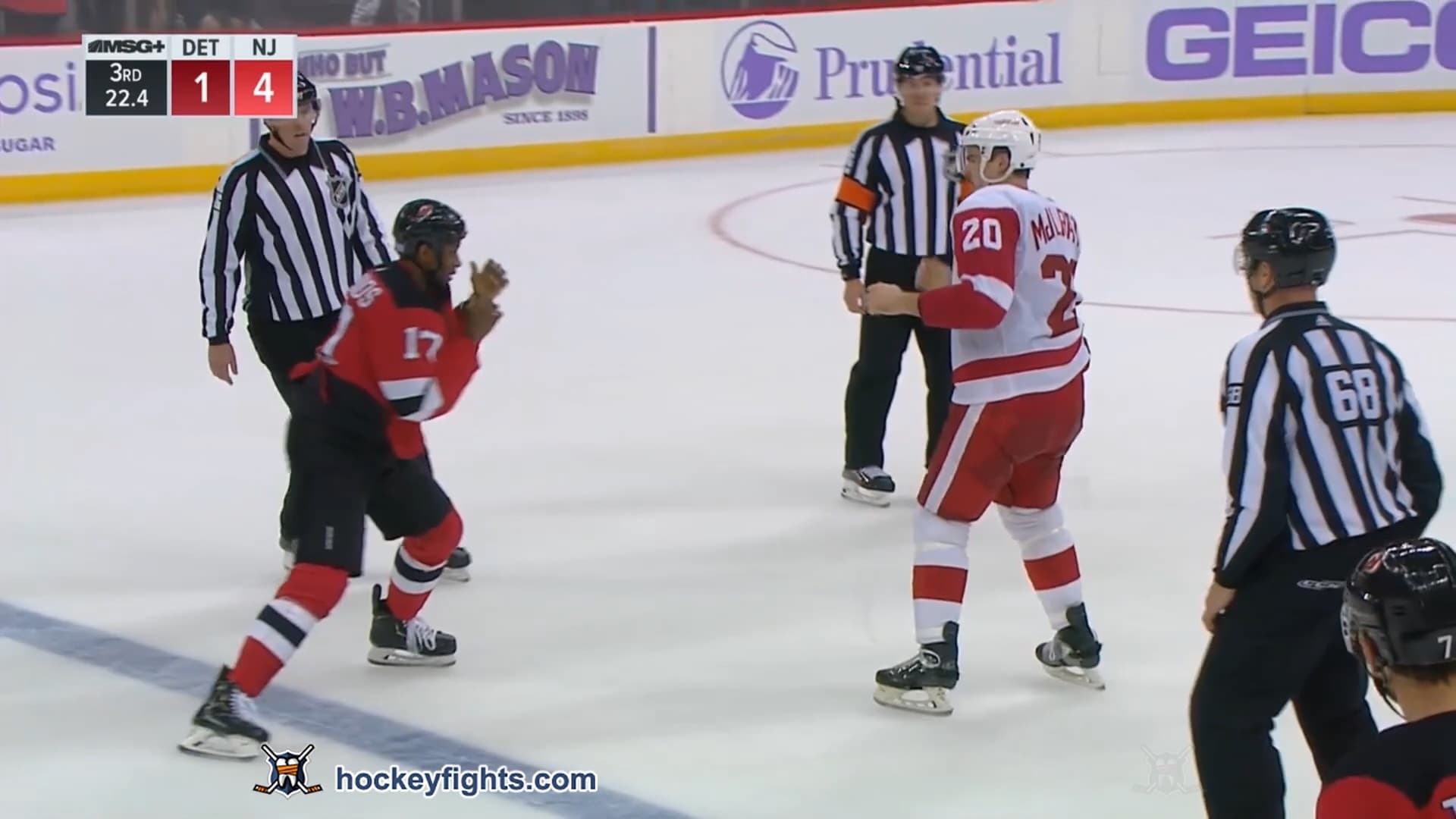 D. McIlrath (DET) vs. W. Simmonds (NJD)