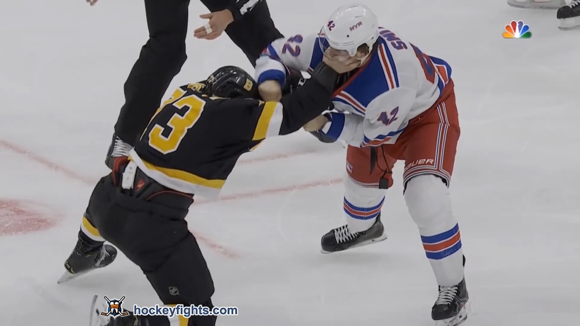 B. Smith (NYR) vs. C. McAvoy (BOS)