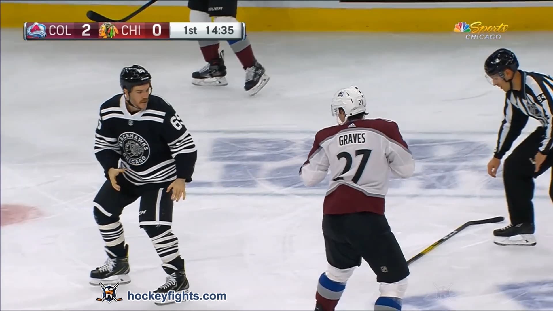 R. Graves (COL) vs. A. Shaw (CHI)