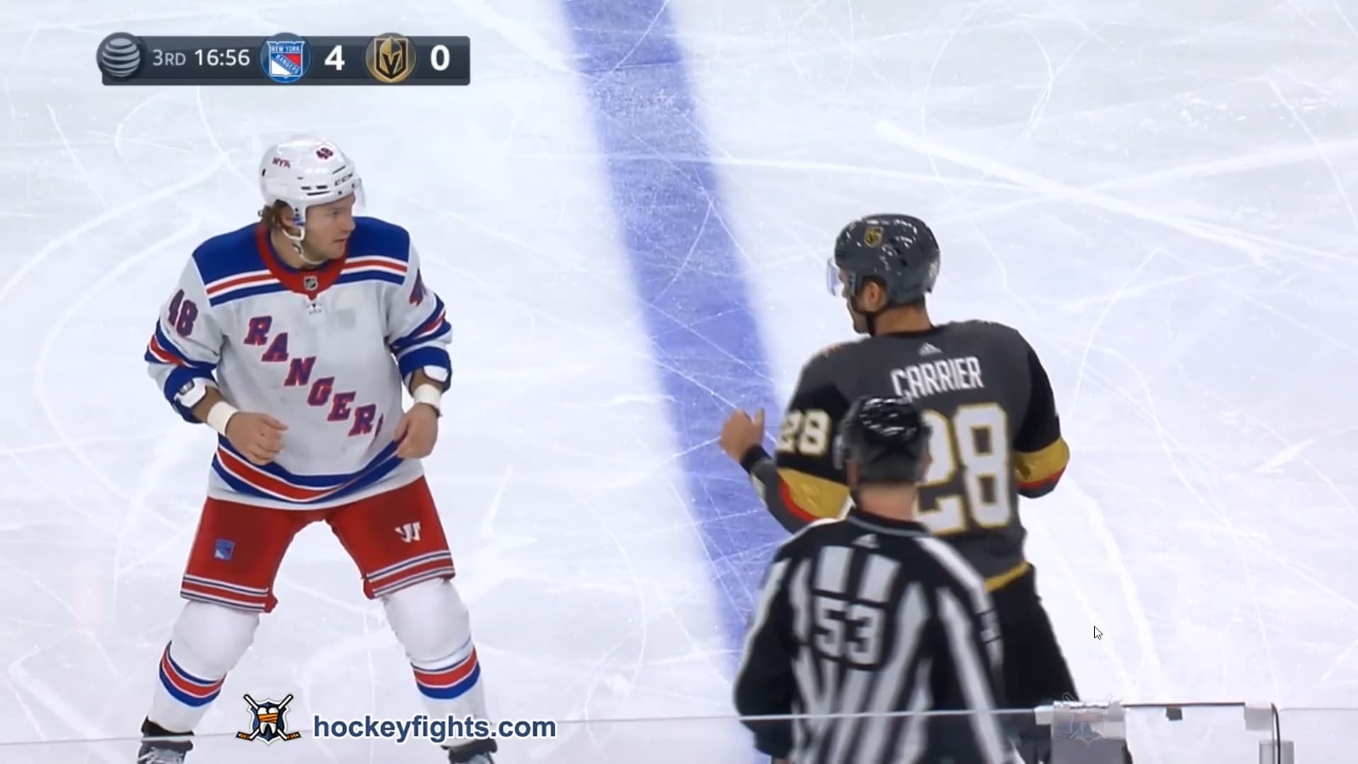 B. Lemieux (NYR) vs. W. Carrier (VGK)