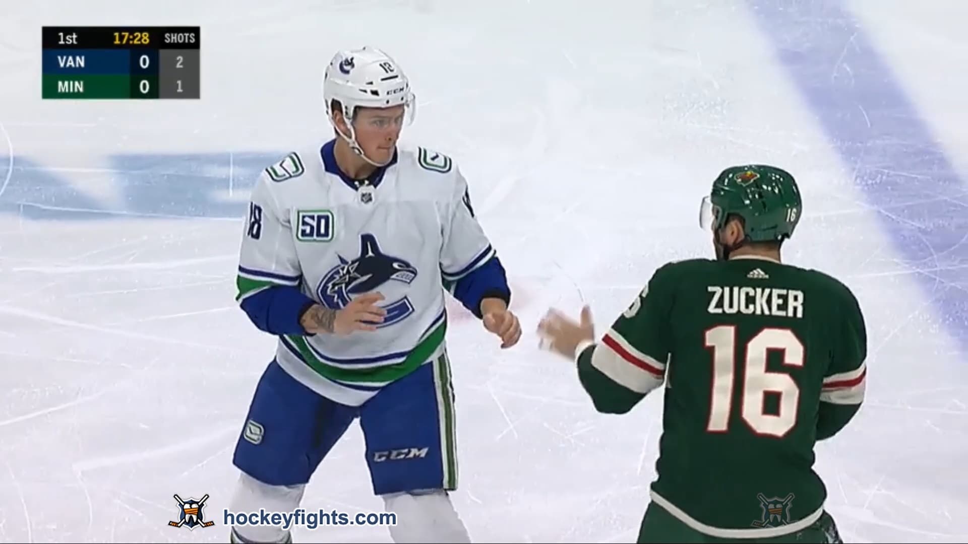 J. Virtanen (VAN) vs. J. Zucker (MIN)