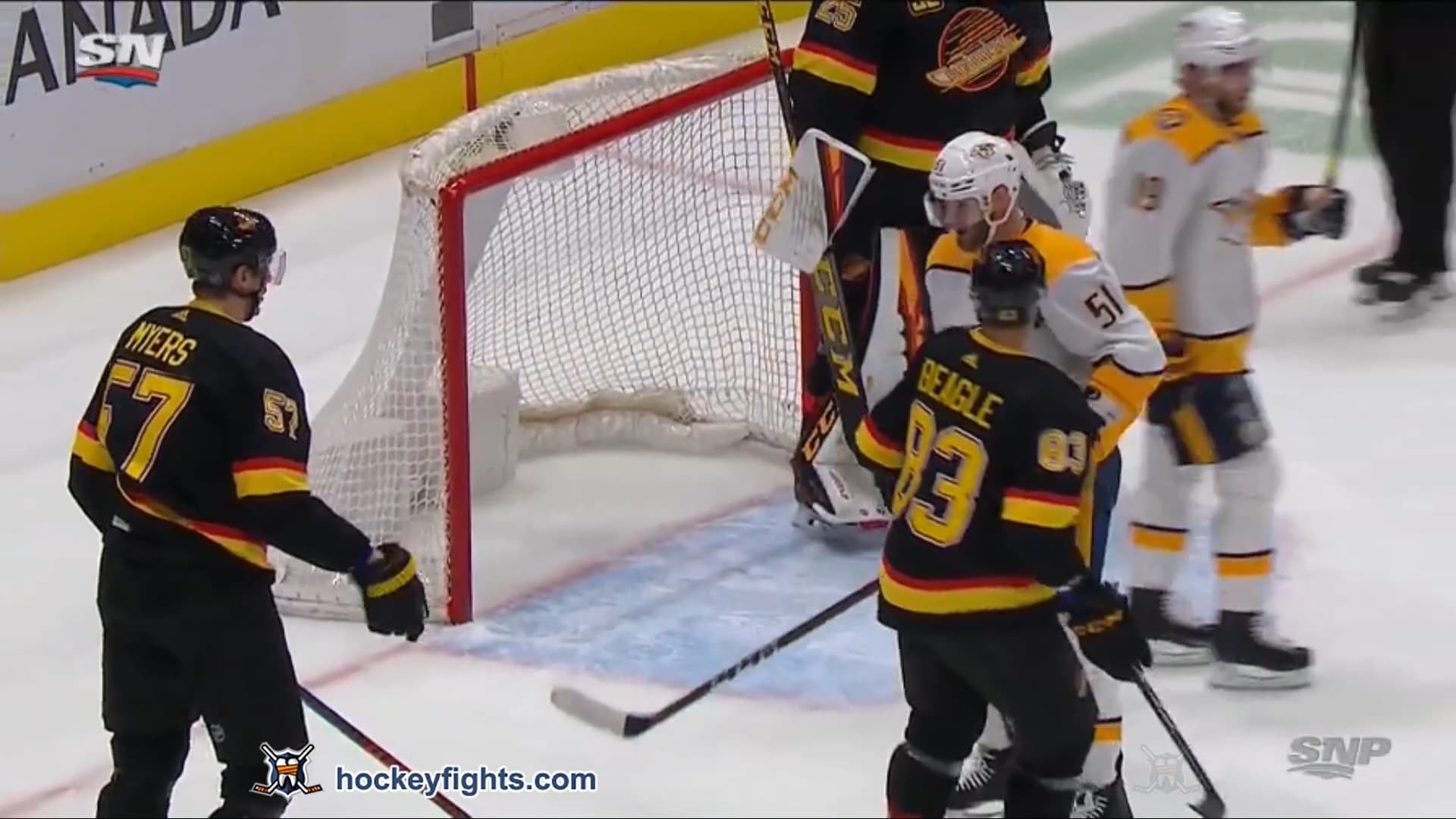 A. Watson (NSH) vs. T. Myers (VAN)