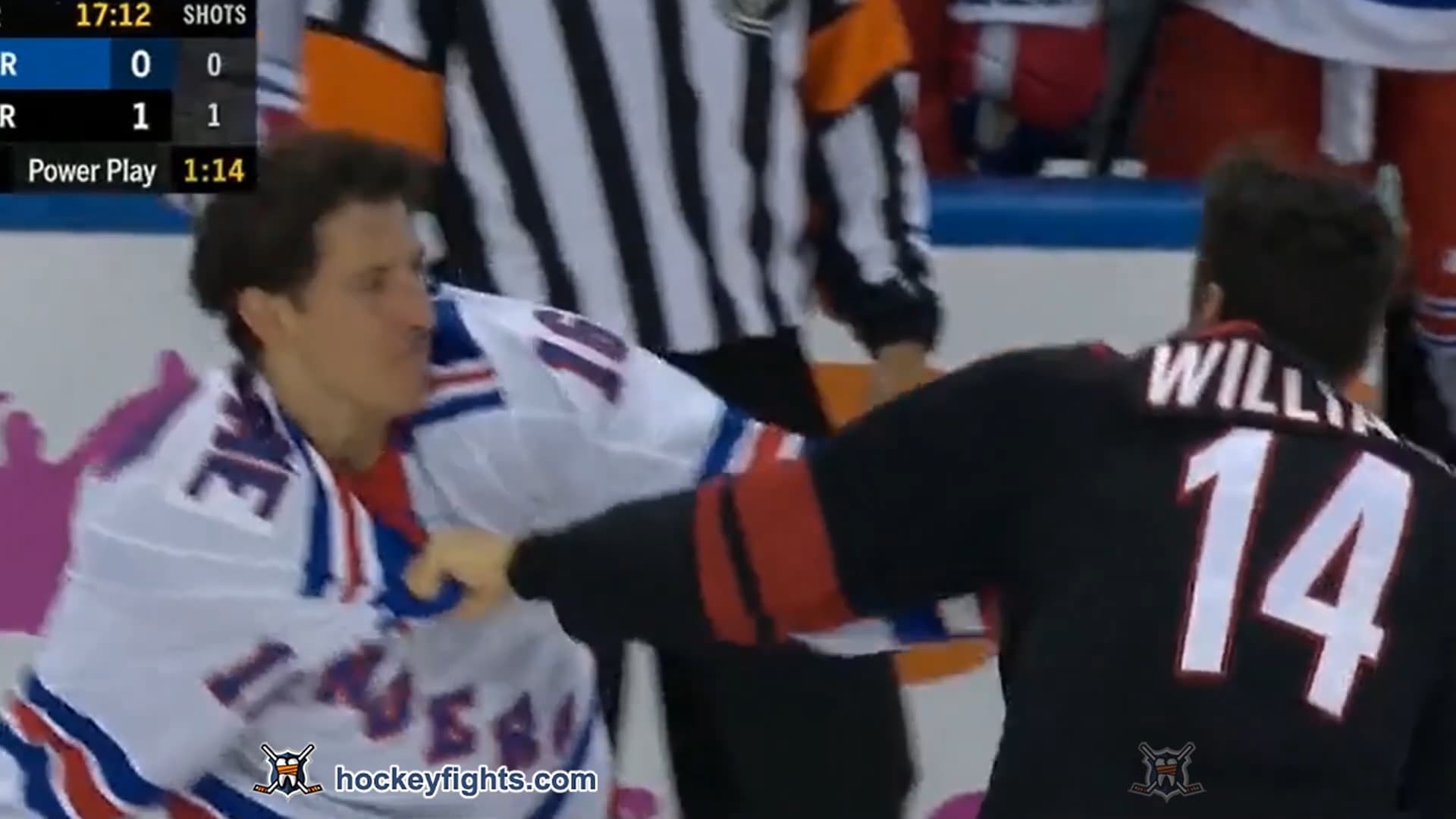 R. Strome (NYR) vs. J. Williams (CAR)