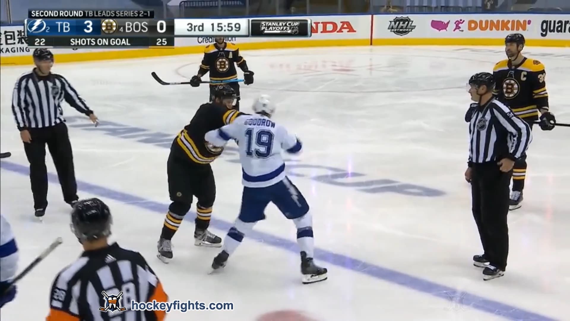 B. Goodrow (TBL) vs. N. Ritchie (BOS)