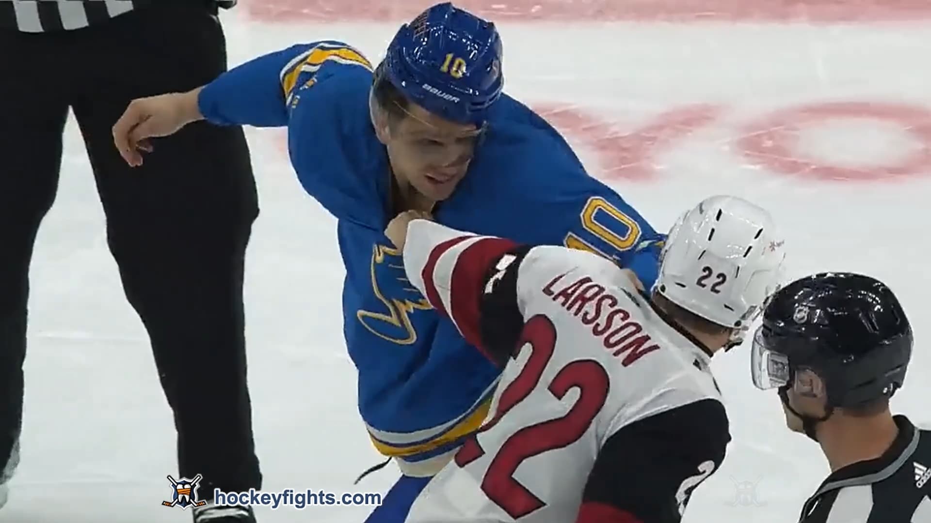 J. Larsson (ARI) vs. B. Schenn (STL)